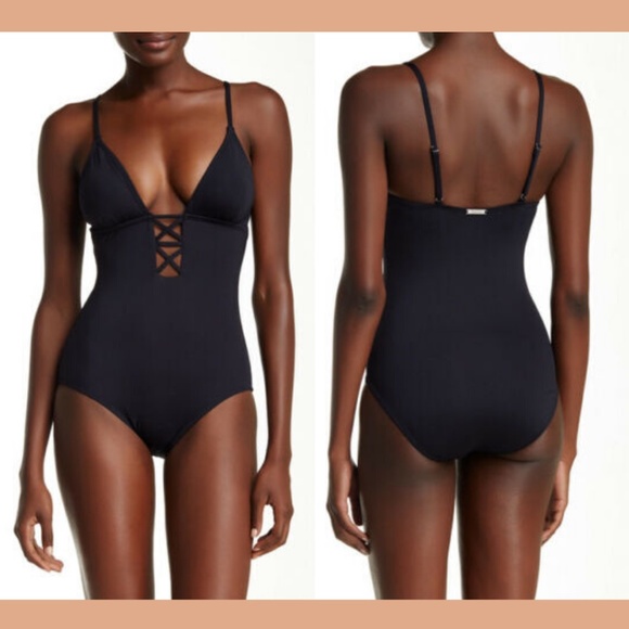 NEW Laundry‎ by Shelli Segal Strapped One Piece - Picture 1 of 8